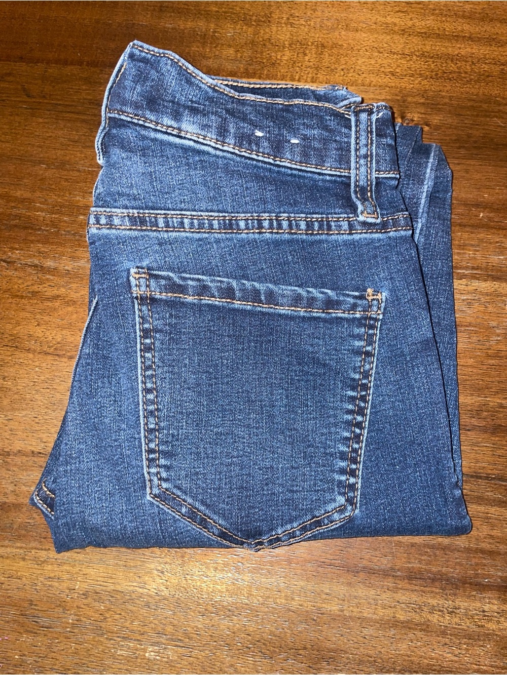 Garage Dark Blue High Rise Skinny Jeans